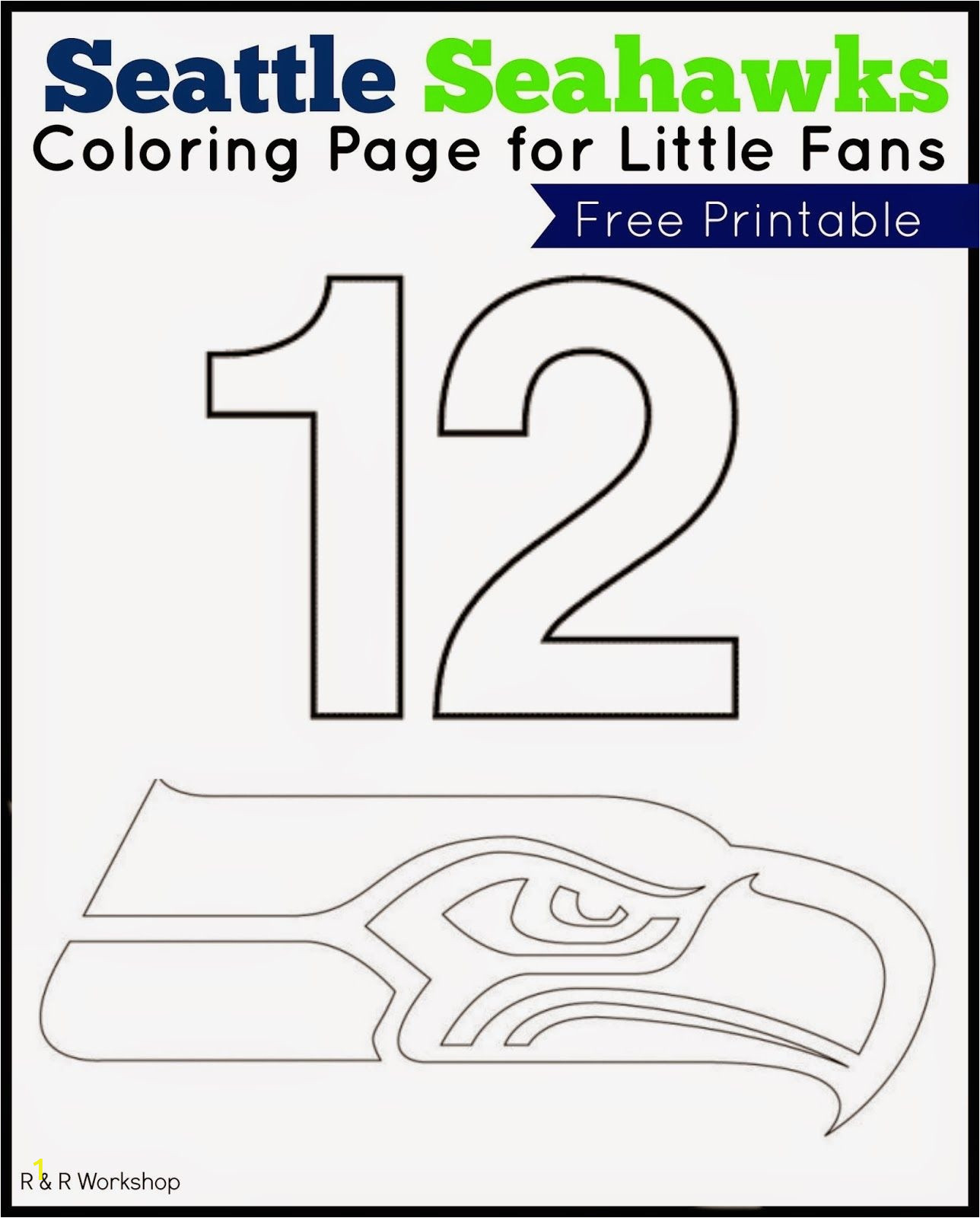 free printable seahawks coloring pages