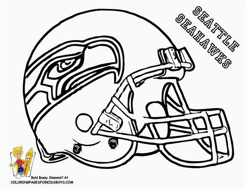 seahawks coloring page