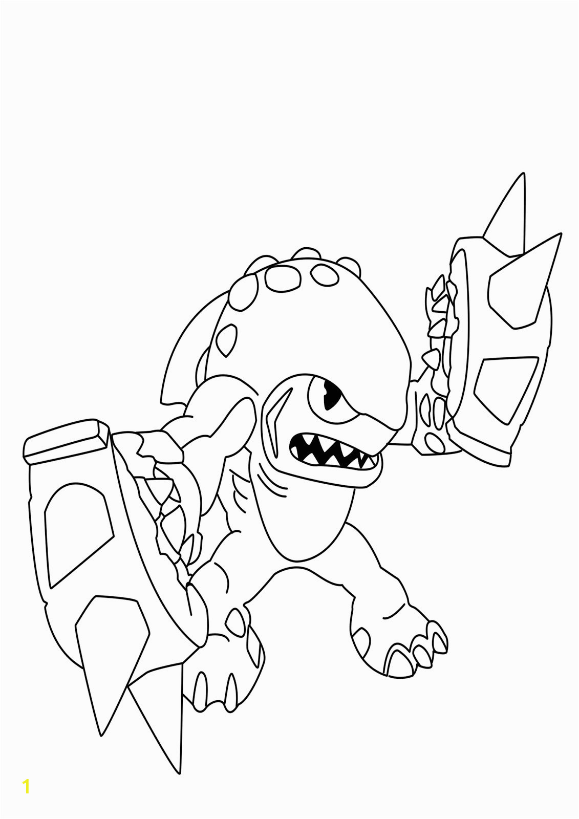 skylander giants coloring pages