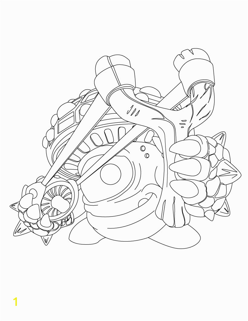 skylander giants coloring pages