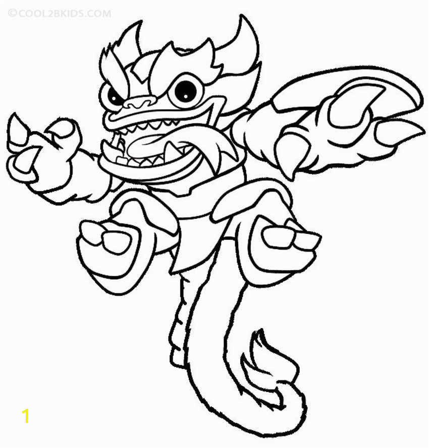 skylander giants coloring pages