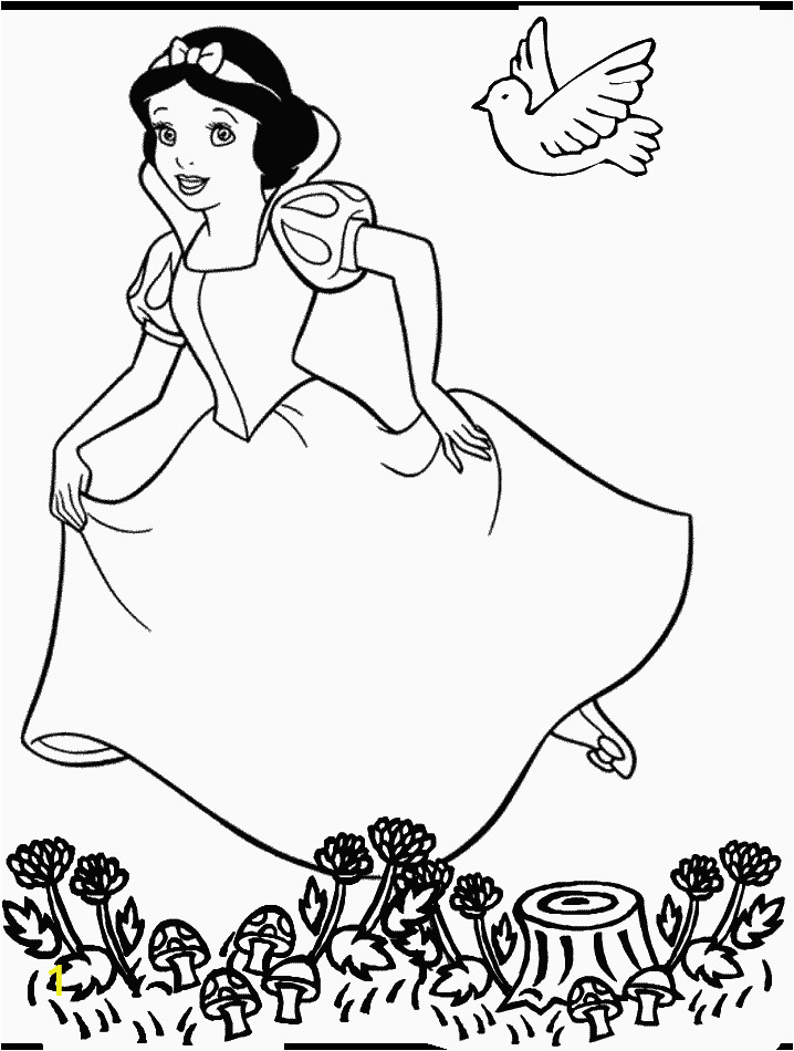 free printable snow white princess