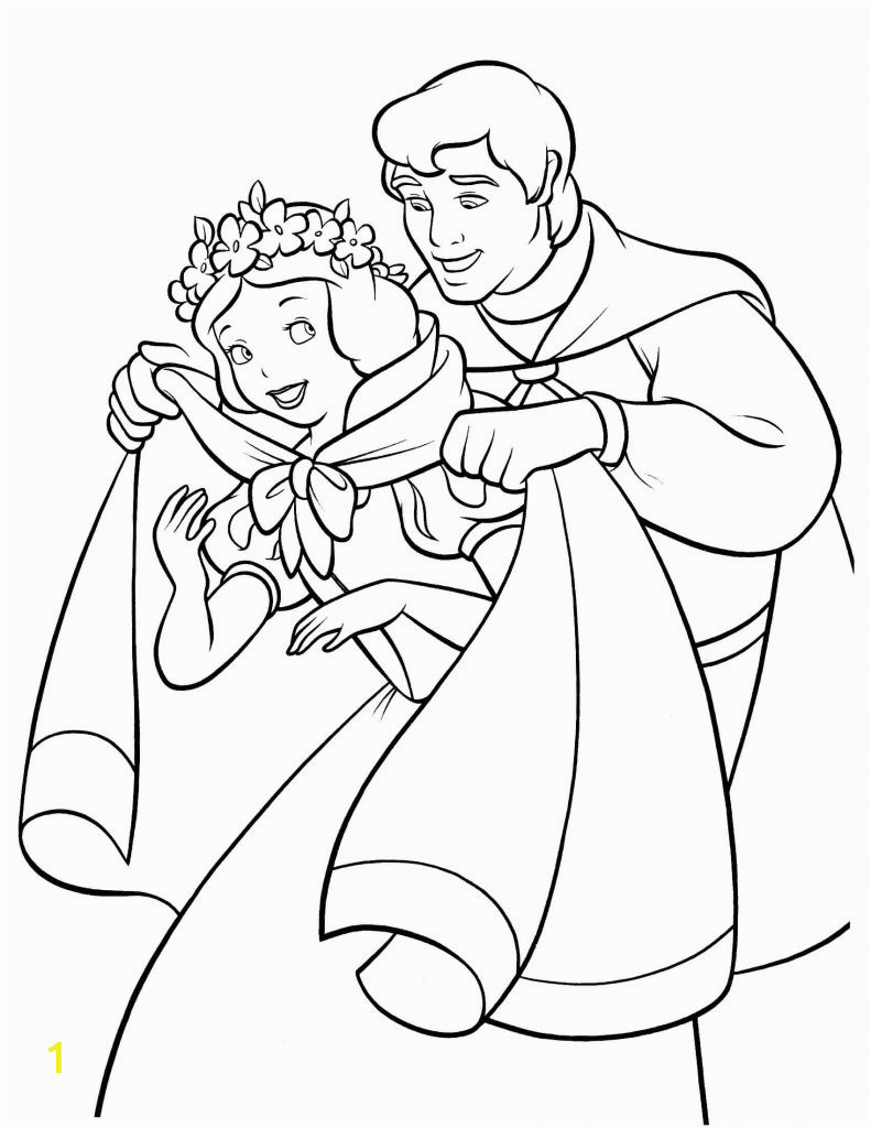 snow white coloring pages