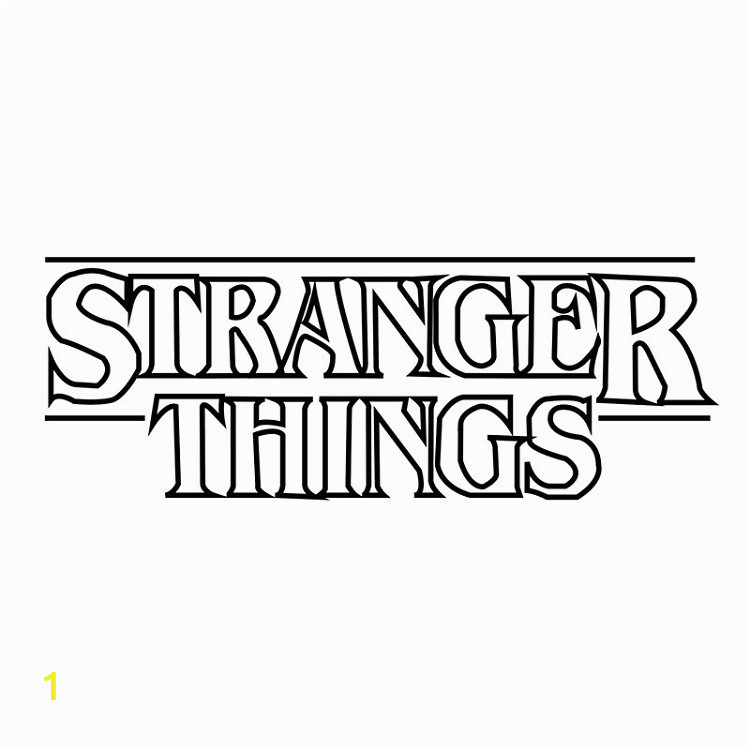 stranger things coloring pages