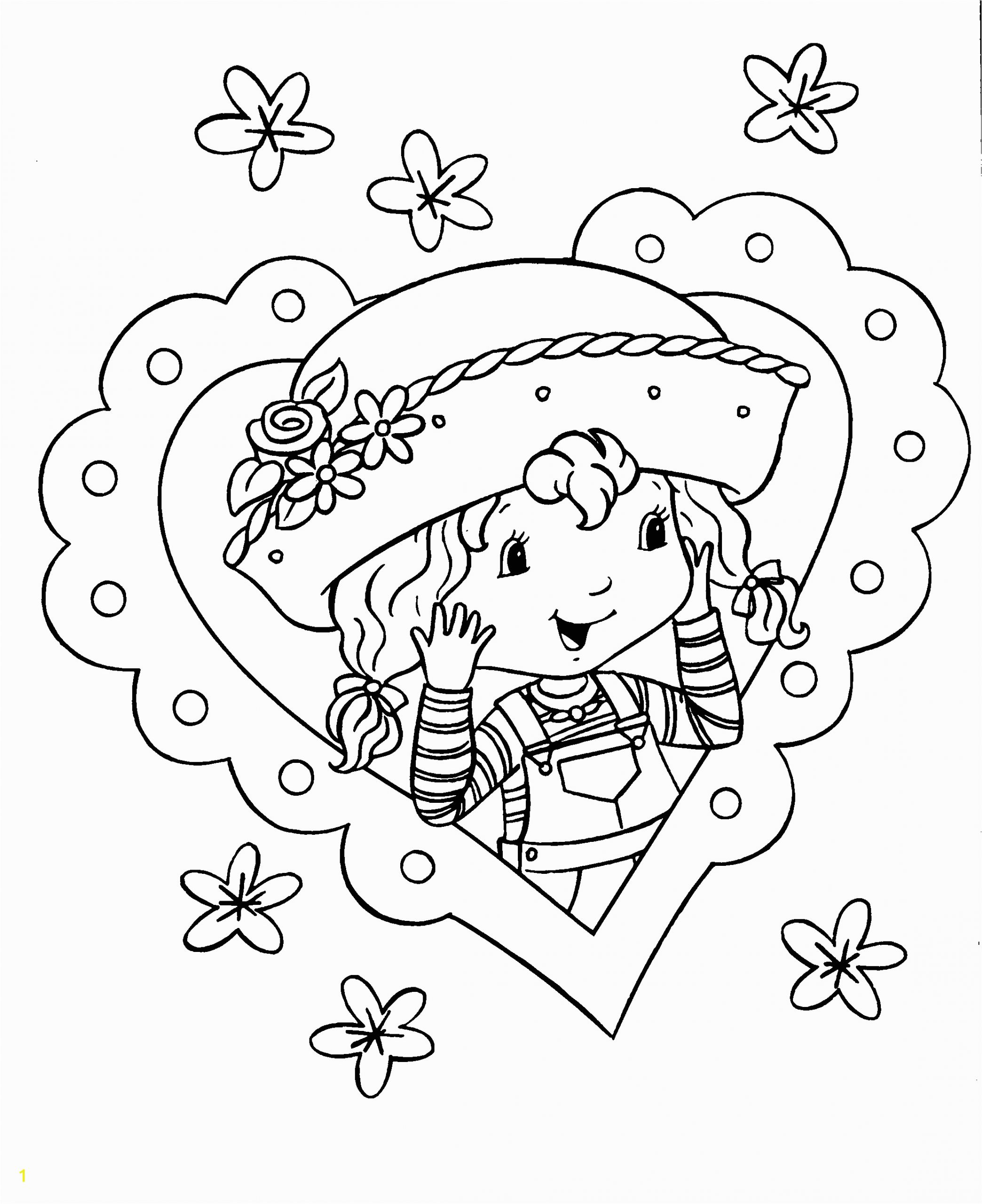 strawberry shortcake coloring pages