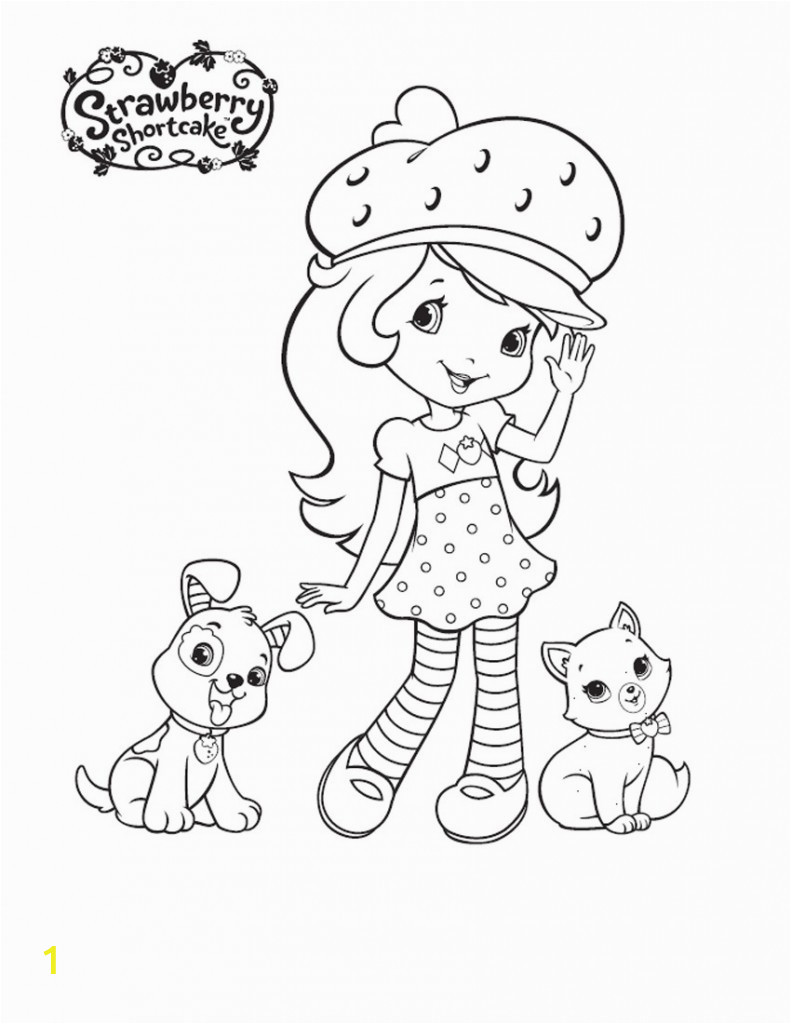 Free Printable Strawberry Shortcake Coloring Pages Free Printable Strawberry Shortcake Coloring Pages for Kids