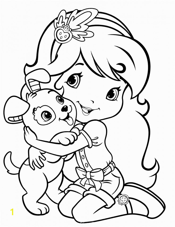 strawberry shortcake coloring pages for girls