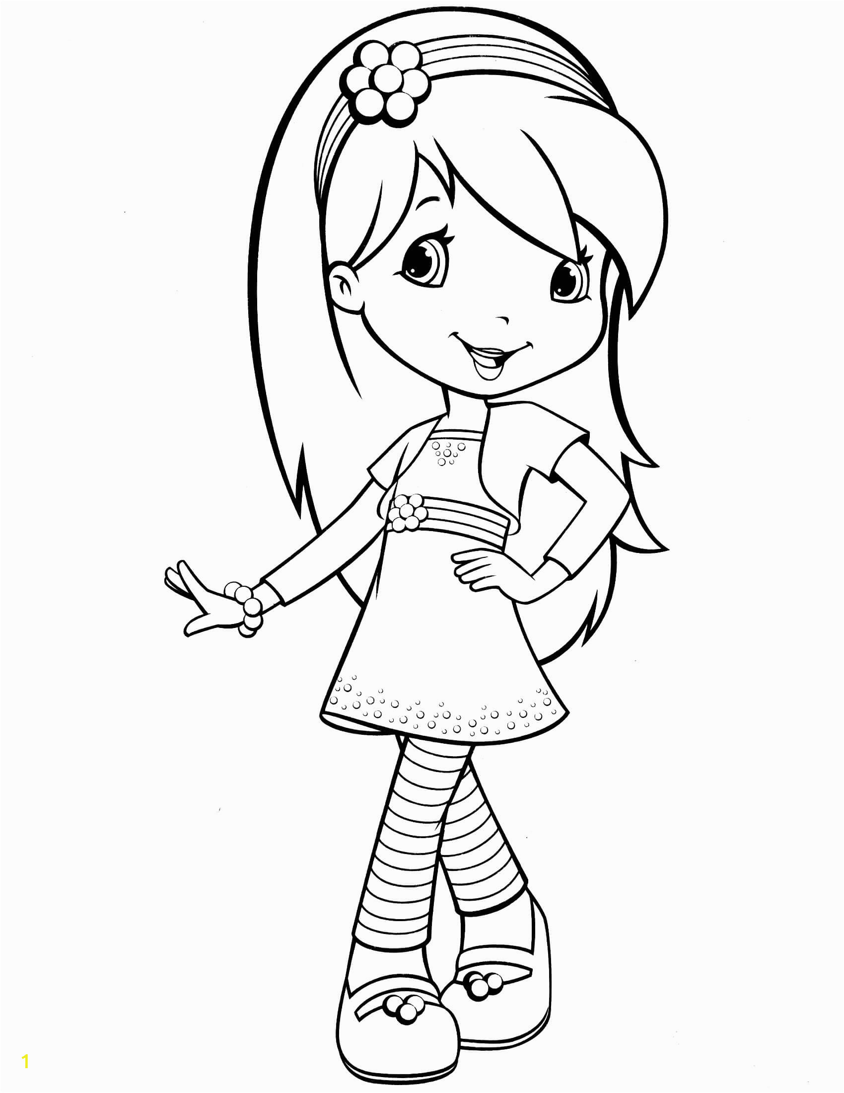 Free Printable Strawberry Shortcake Coloring Pages Strawberry Shortcake 54 – Coloringcolor