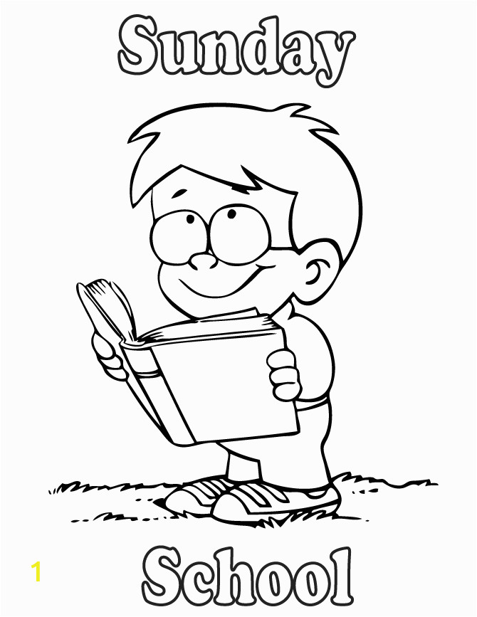 sunday school coloring pages