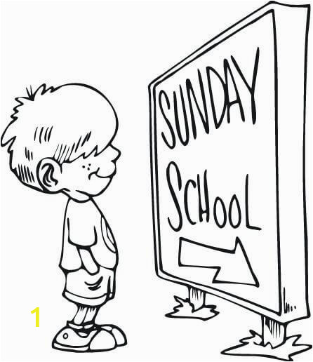 sunday school coloring pages