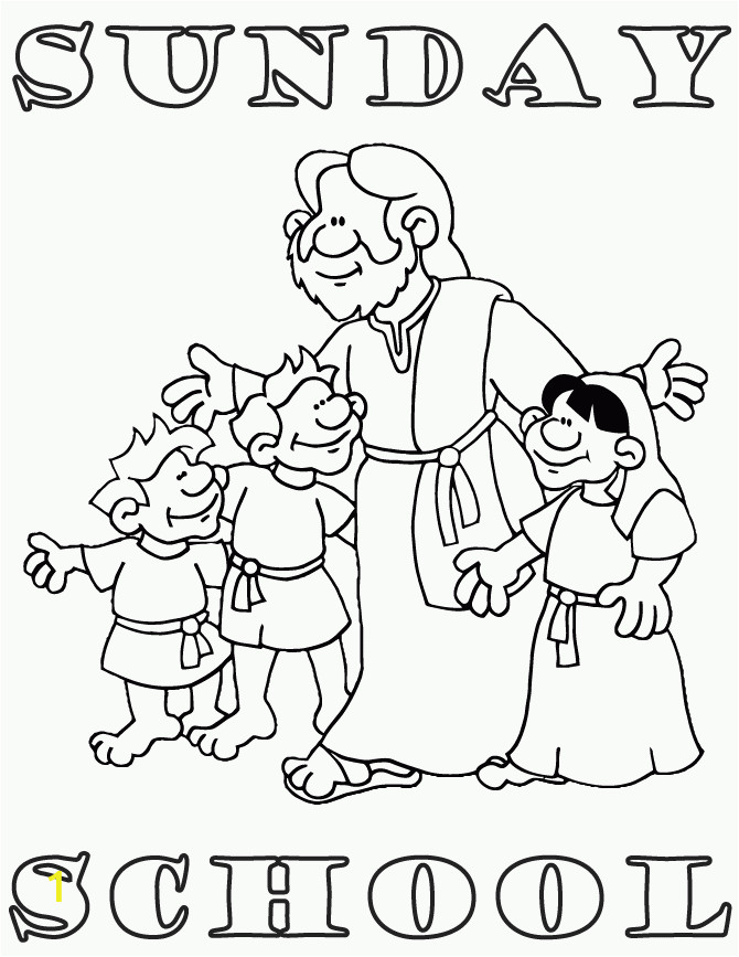 Free Printable Sunday School Coloring Pages Sunday School Free Printable Coloring Pages Coloring Home