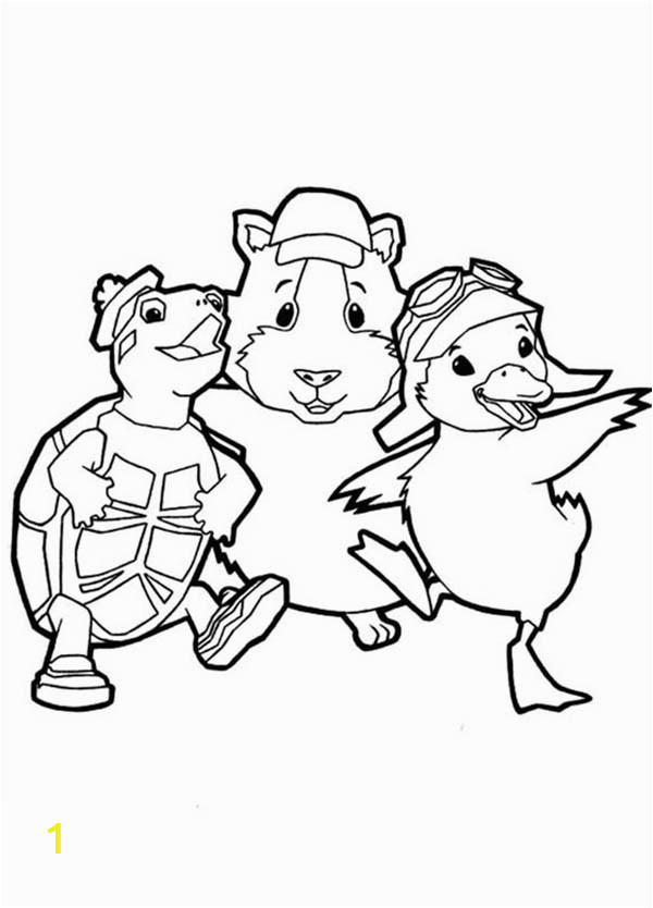 Free Printable Wonder Pets Coloring Pages How to Draw Wonder Pets Characters Coloring Page