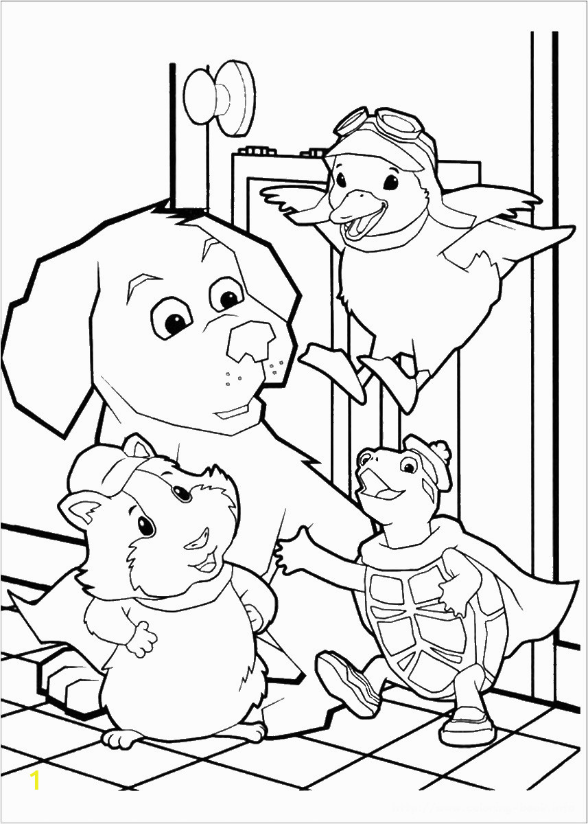 wonder pets coloring pages