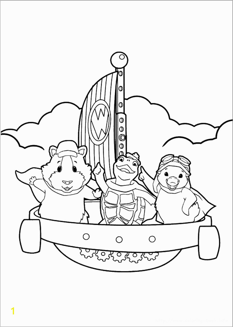 wonder pets coloring pages