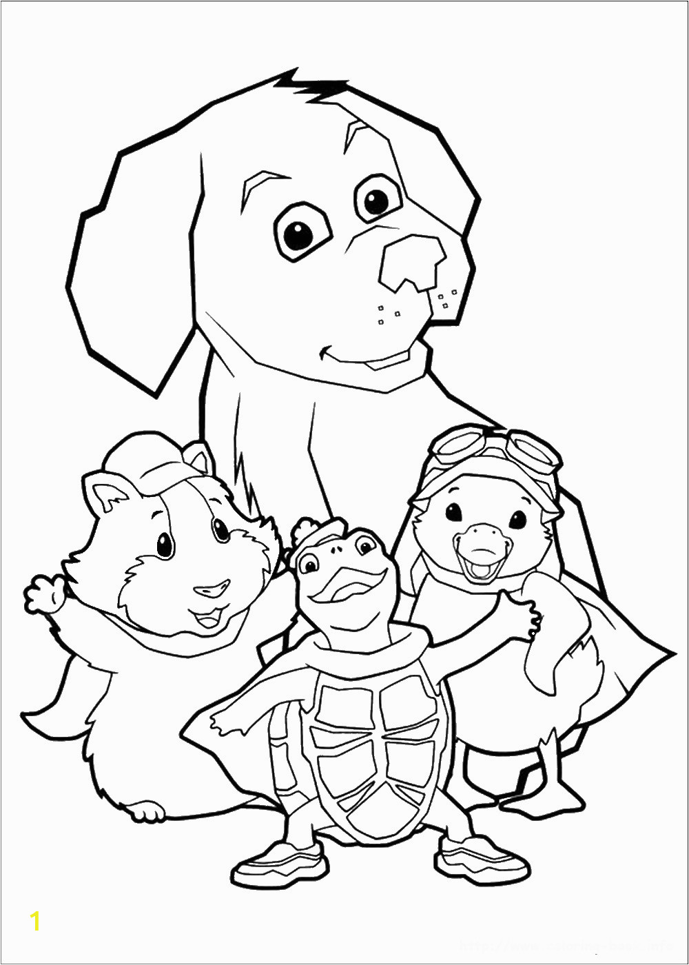 Free Printable Wonder Pets Coloring Pages Wonder Pets Coloring Pages