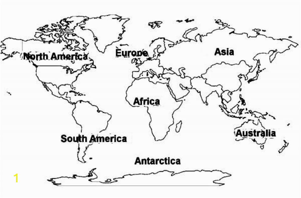 Free Printable World Map Coloring Pages Get This Free Preschool World Map Coloring Pages to Print