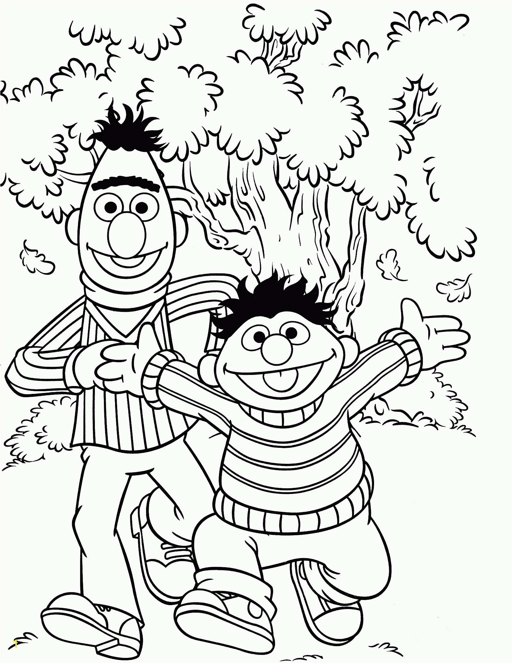 sesame street count coloring pages