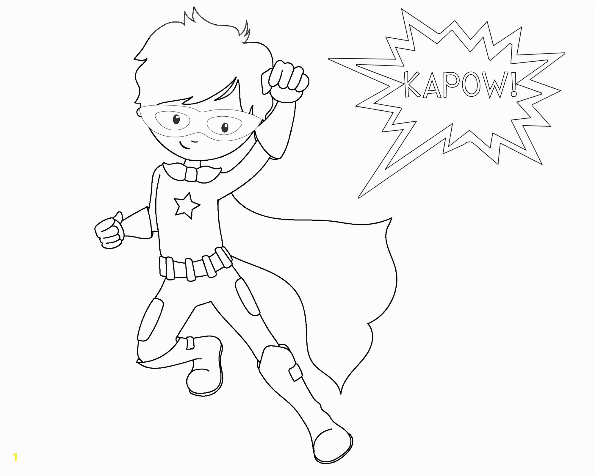 superhero coloring pages