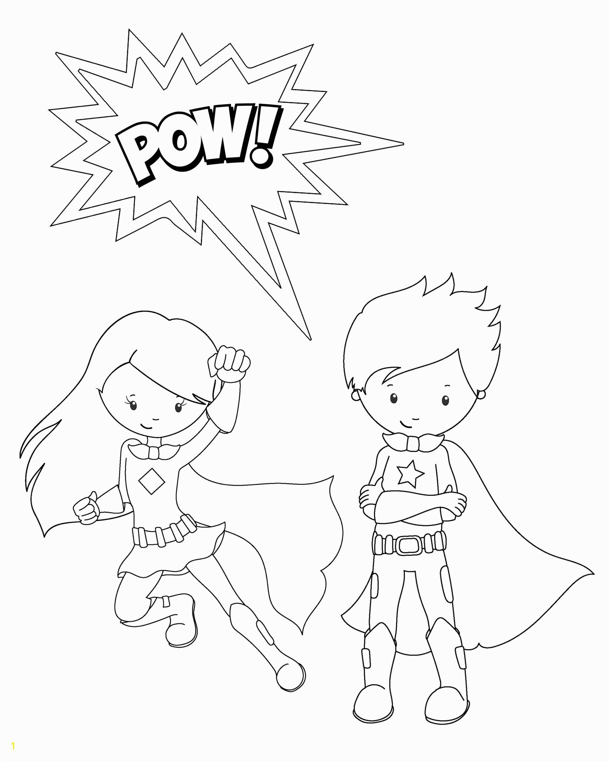 superhero coloring pages