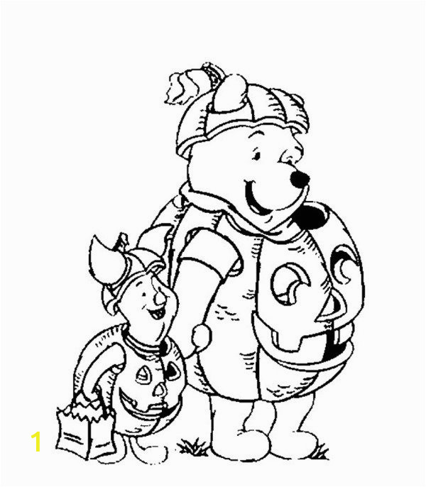 halloween coloring pages winnie the pooh