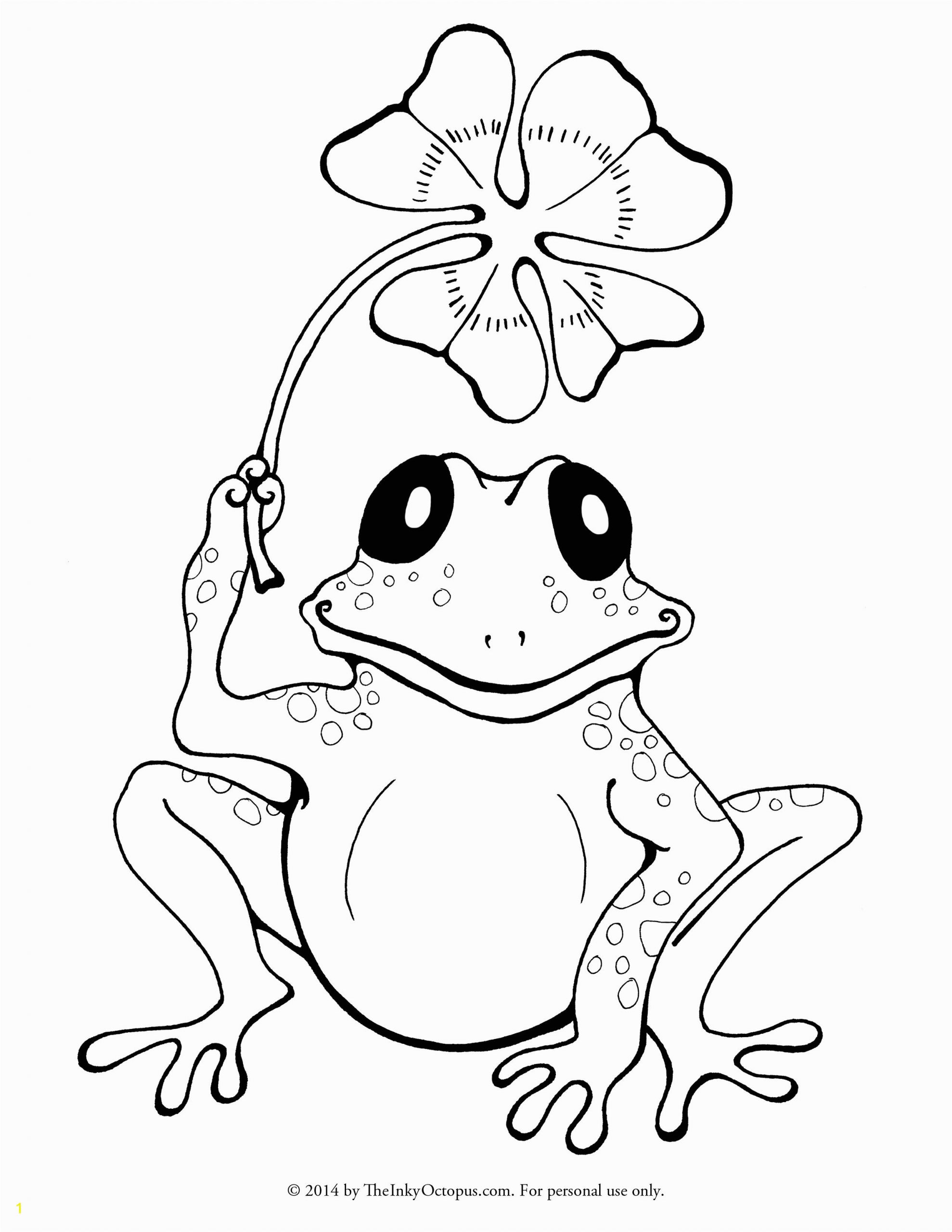 Froggy Learns to Swim Coloring Pages 1 0 3 5 Frog