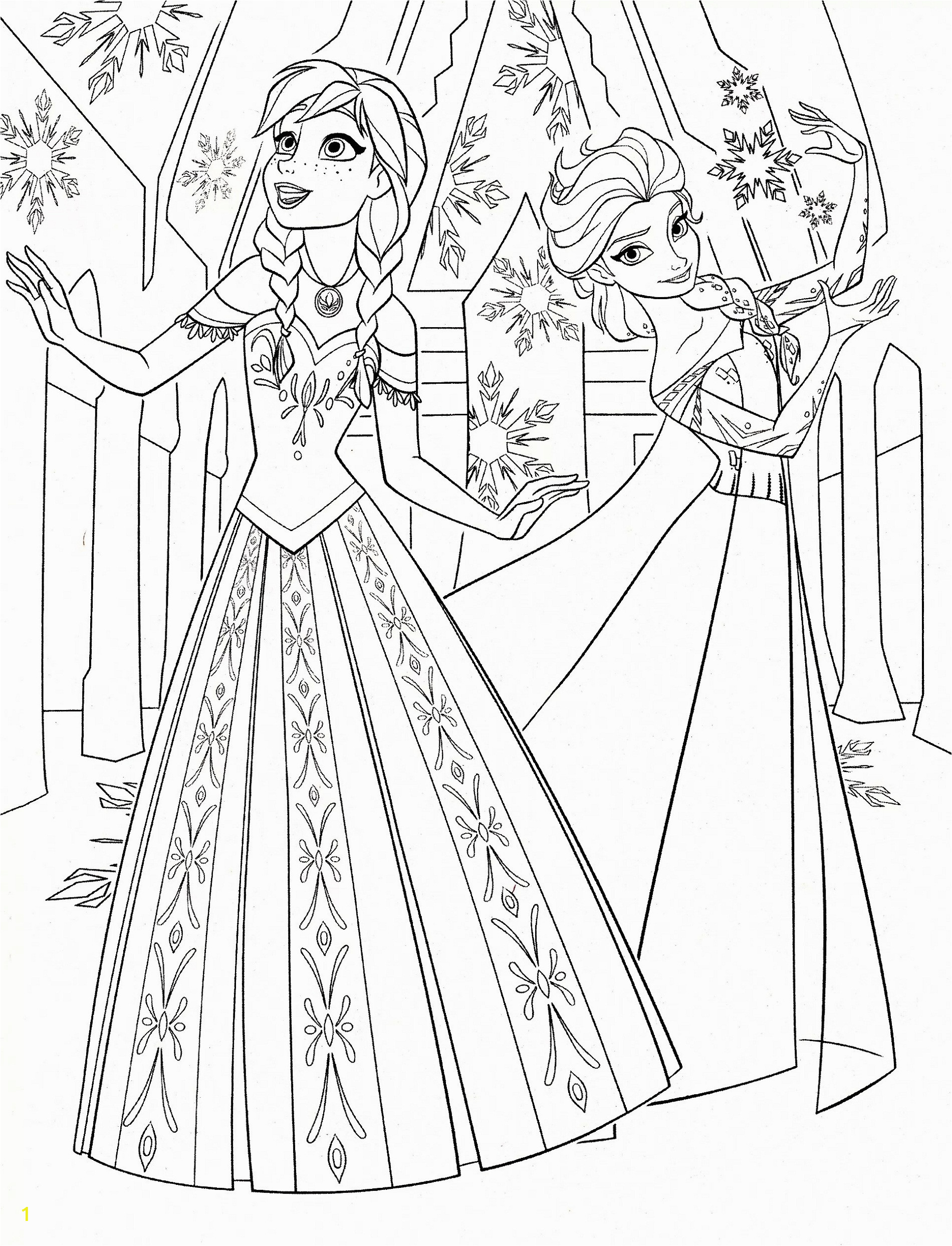 frozen fever coloring pages character
