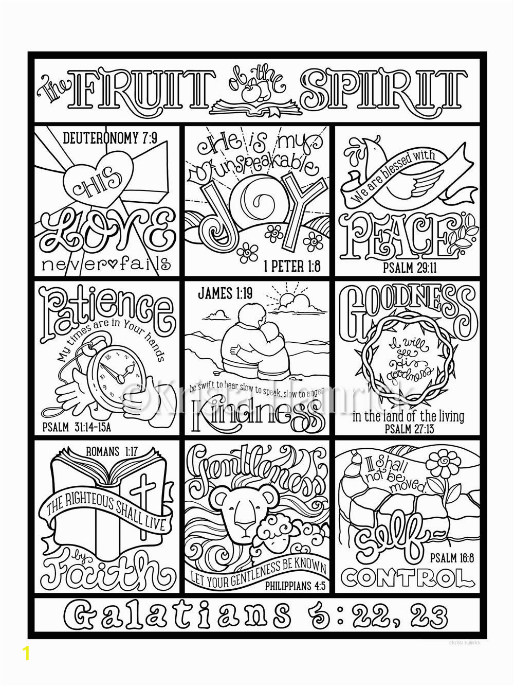 the fruit of the spirit coloring page in ref=listing shop header 1