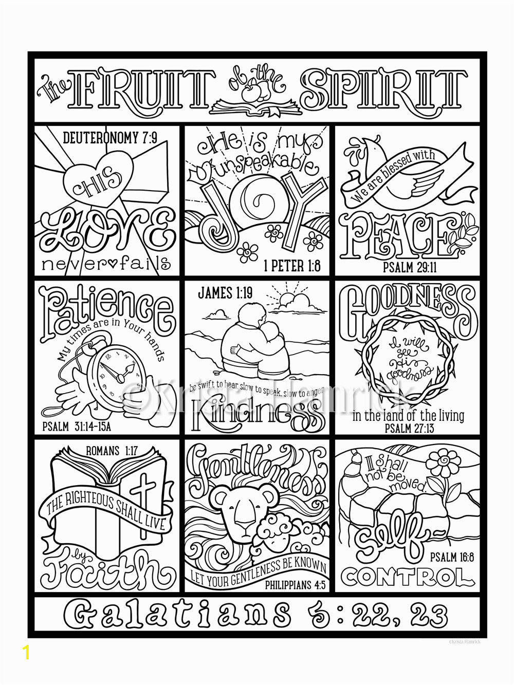 Fruit Of the Spirit Coloring Page Pdf the Fruit Of the Spirit Coloring Page In Three Sizes 8 5×11