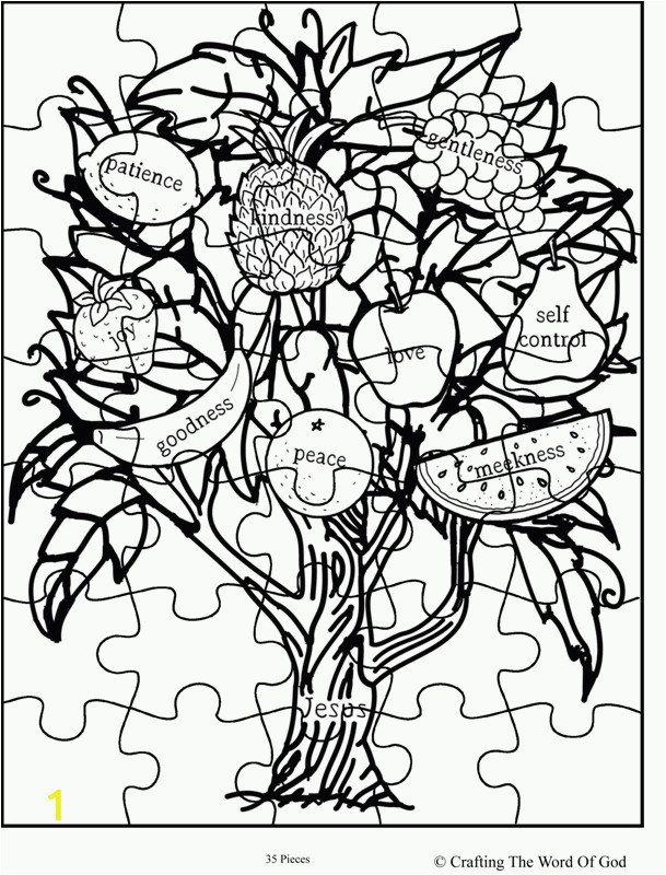 fruits of the holy spirit coloring pages