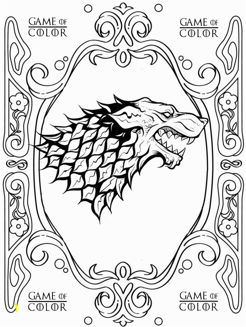 game of thrones coloring pages