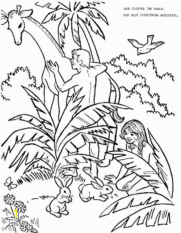 garden of eden coloring pages