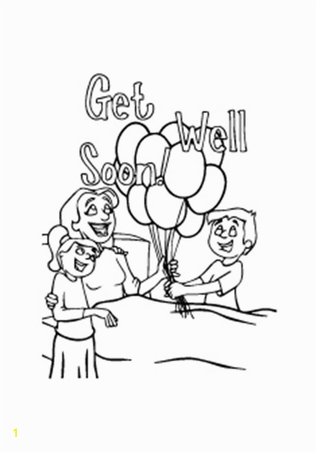 well soon coloring pages