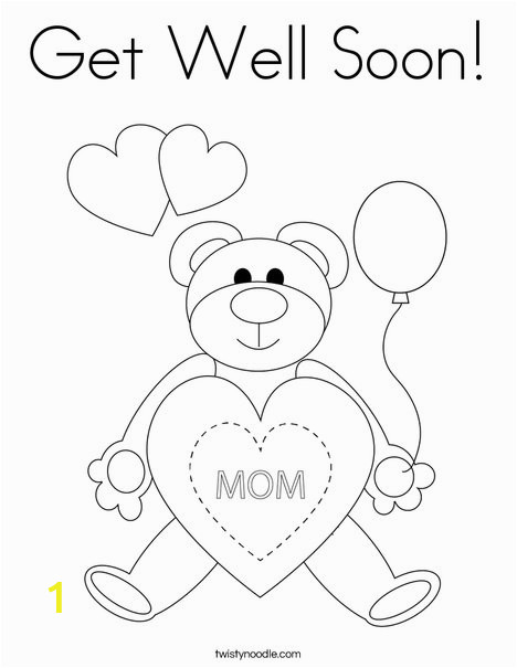 well soon 61 coloring page