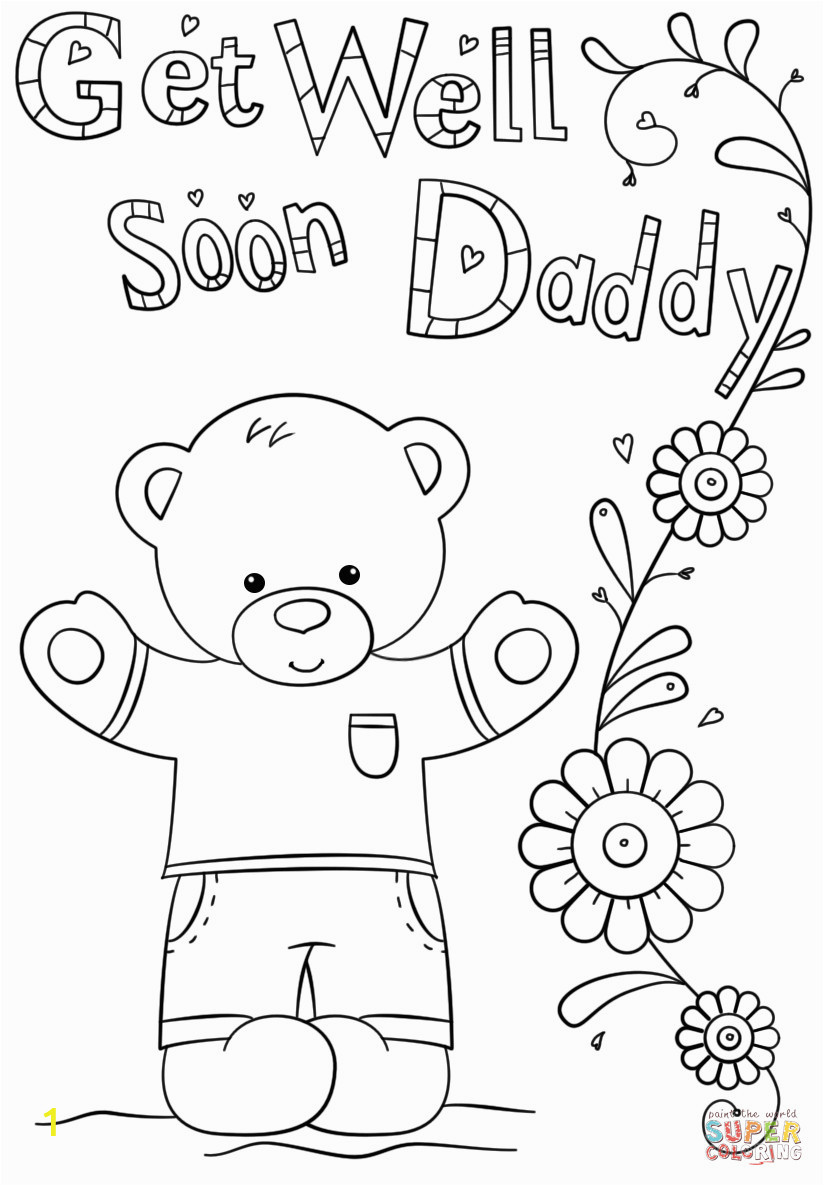 well soon mom coloring pages