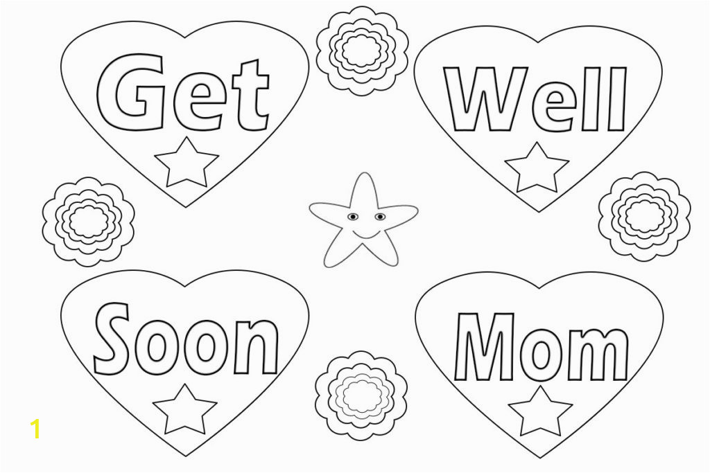 well soon mom coloring pages sketch templates