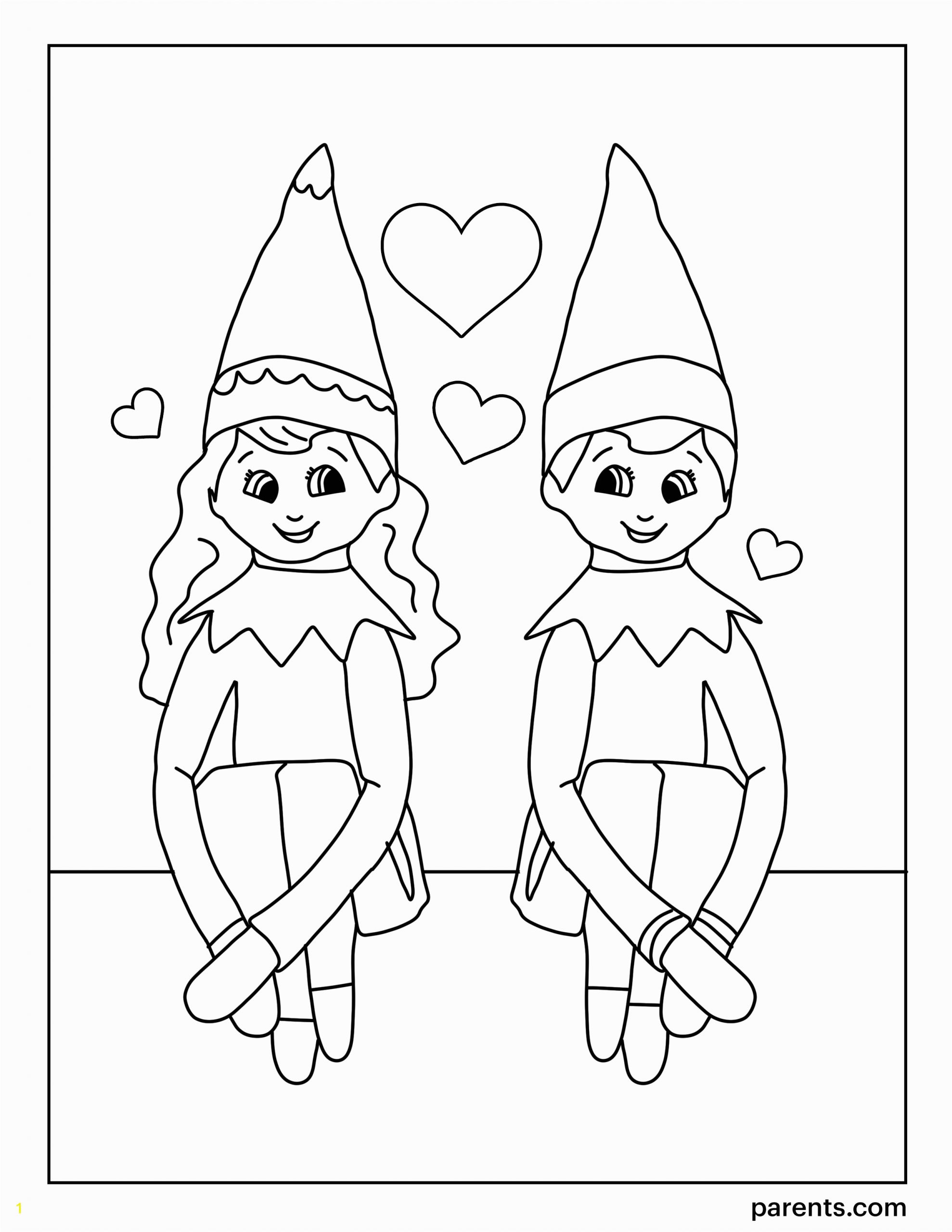 Girl Elf On the Shelf Coloring Pages 7 Elf On the Shelf Inspired Coloring Pages to Get Kids