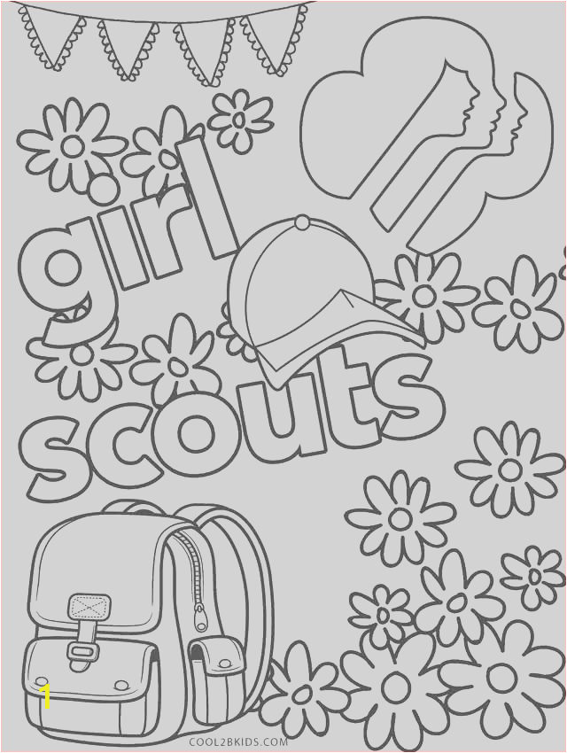 girl scout coloring pages
