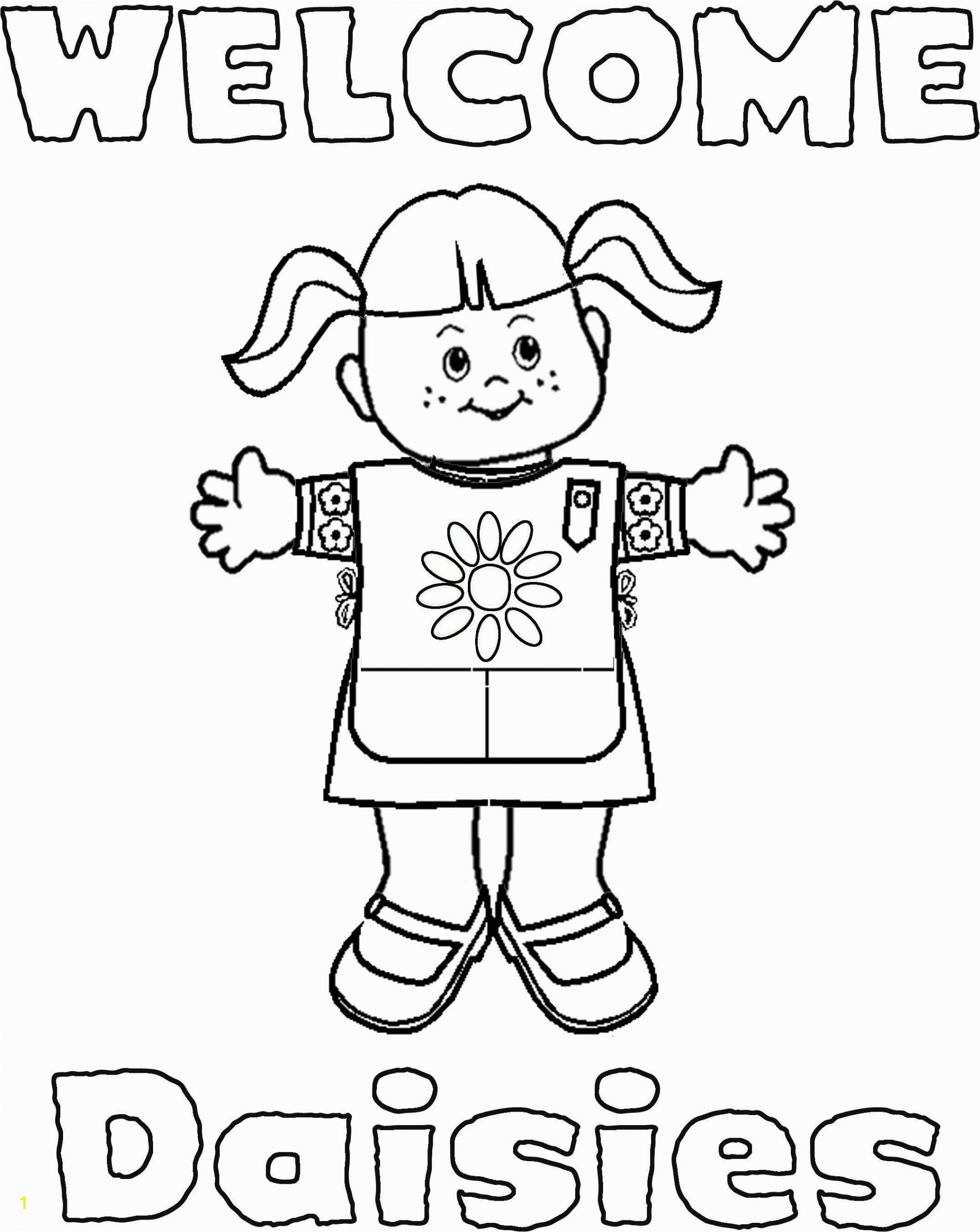 girl scouts coloring pages