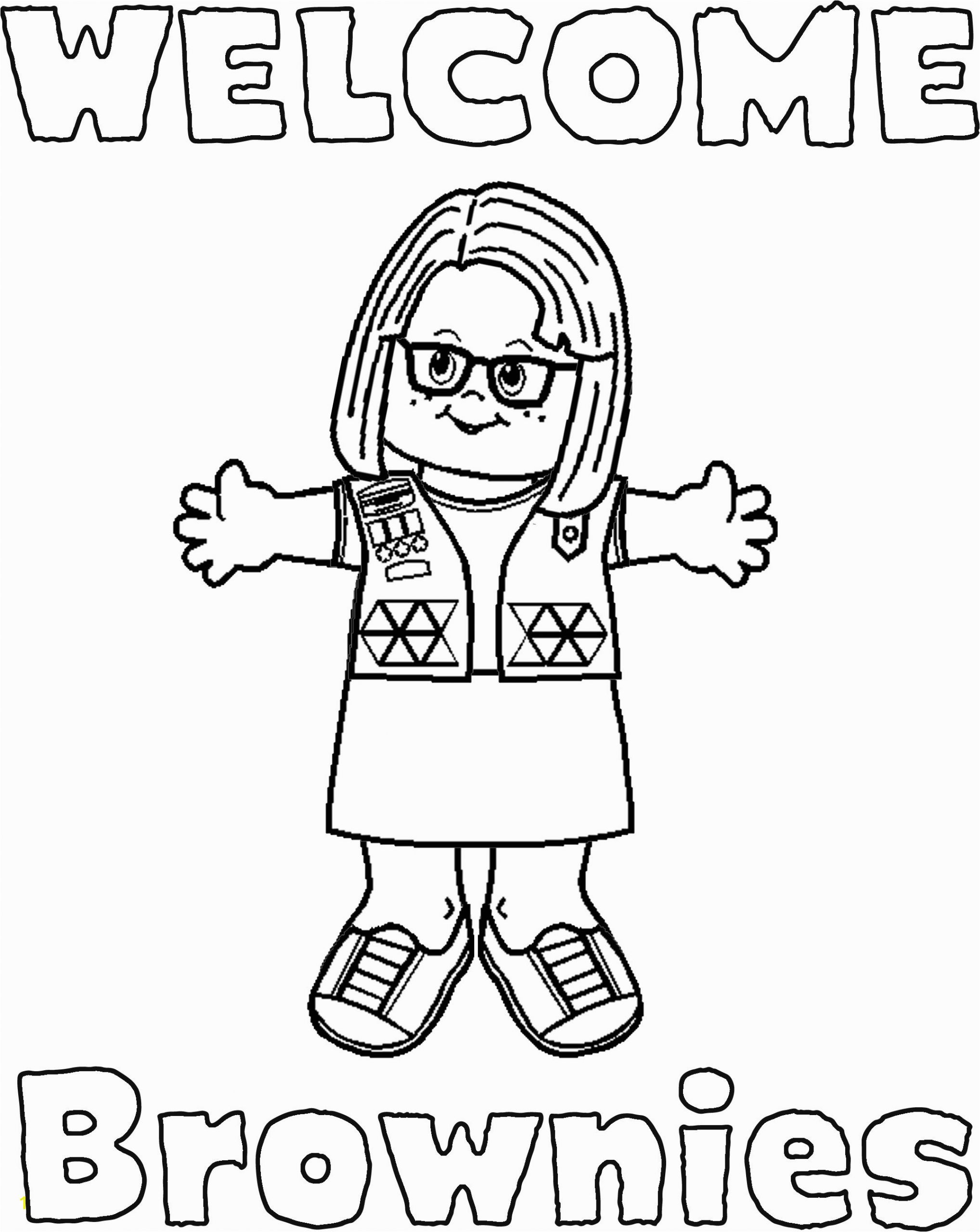 girl scout law coloring pages brownies