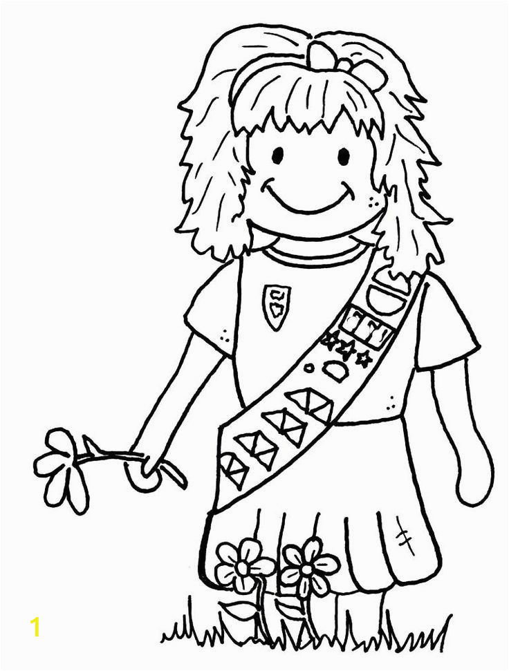 girl scout law coloring pages brownies