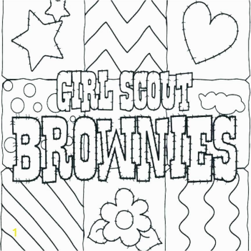brownie coloring pages