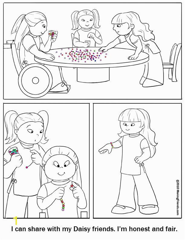 girl scout law printable coloring pages