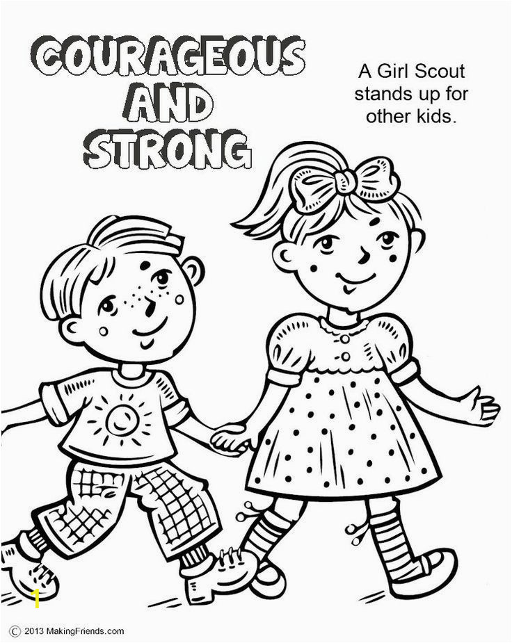 girls scout law coloring pages