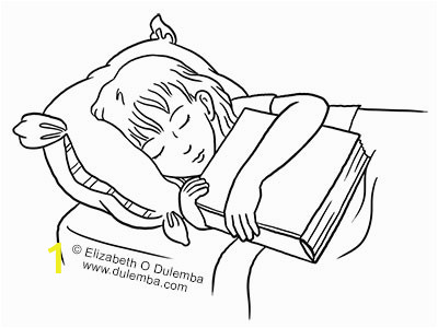 coloring page tuesday book sleep