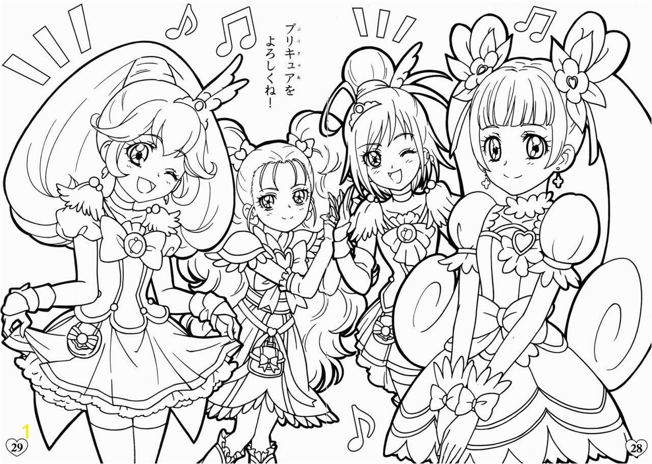 glitter force doki doki pages sketch templates