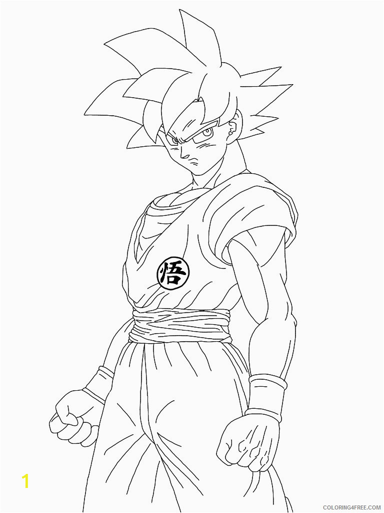 Goku Dragon Ball Super Coloring Pages Best Coloring Pages Site Goku Super Saiyan 6 Coloring Pages