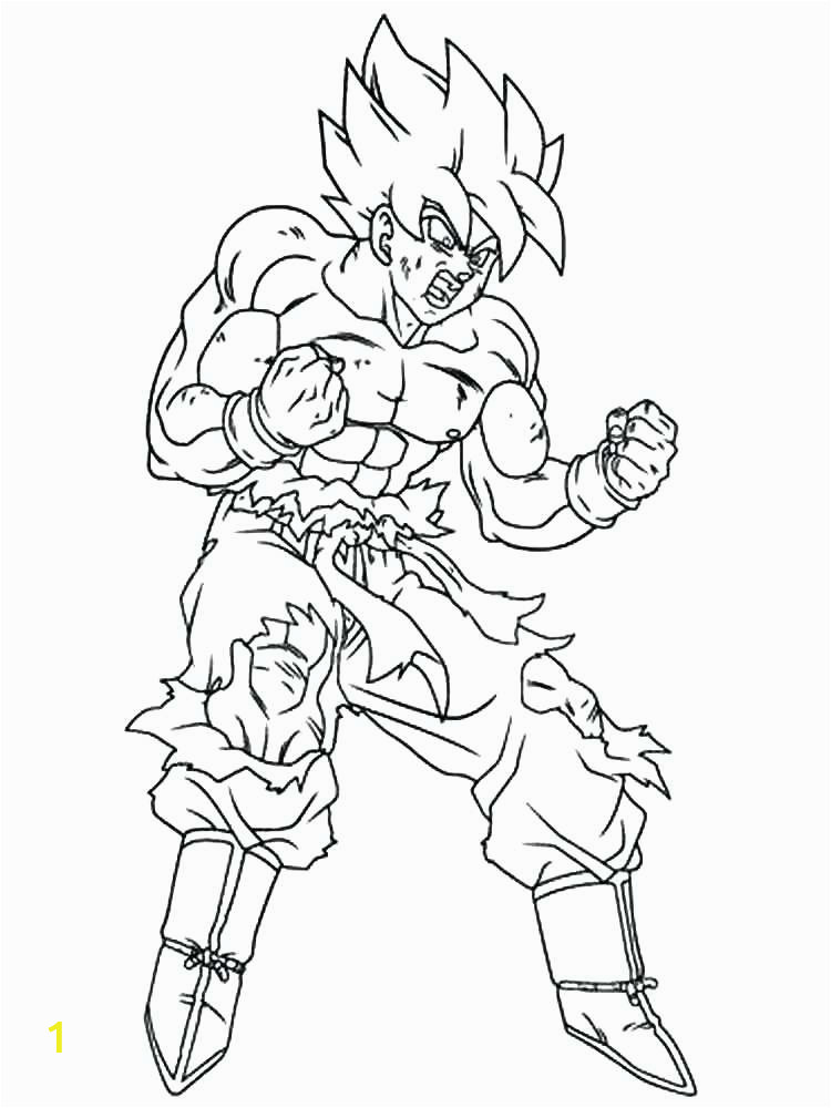 goku super saiyan 3 coloring pages