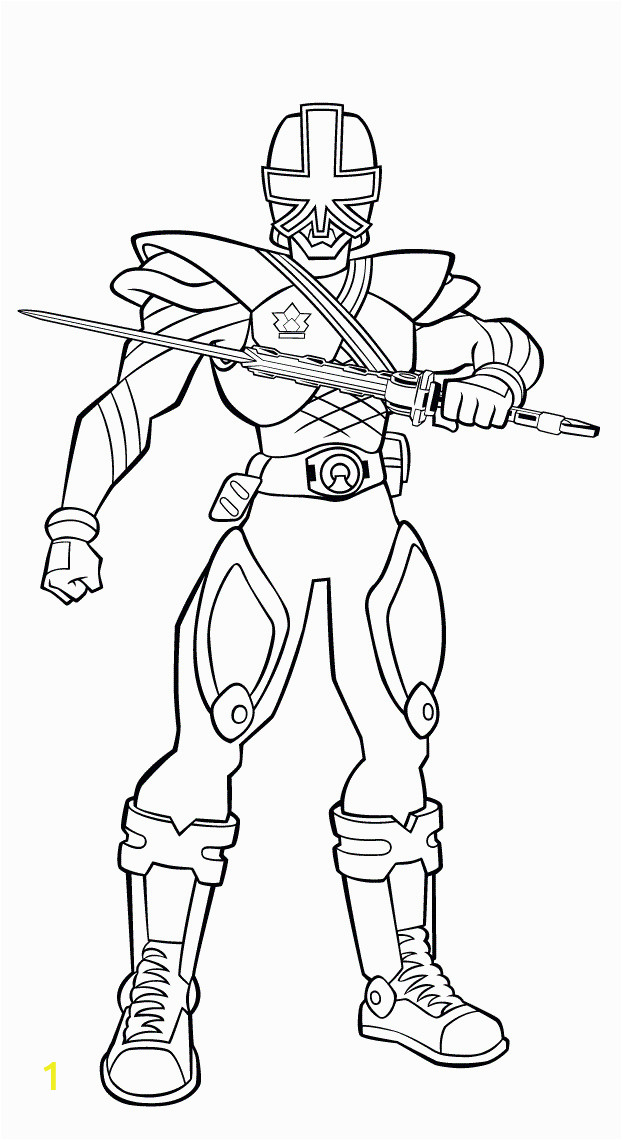 power rangers samurai gold ranger coloring sketch templates