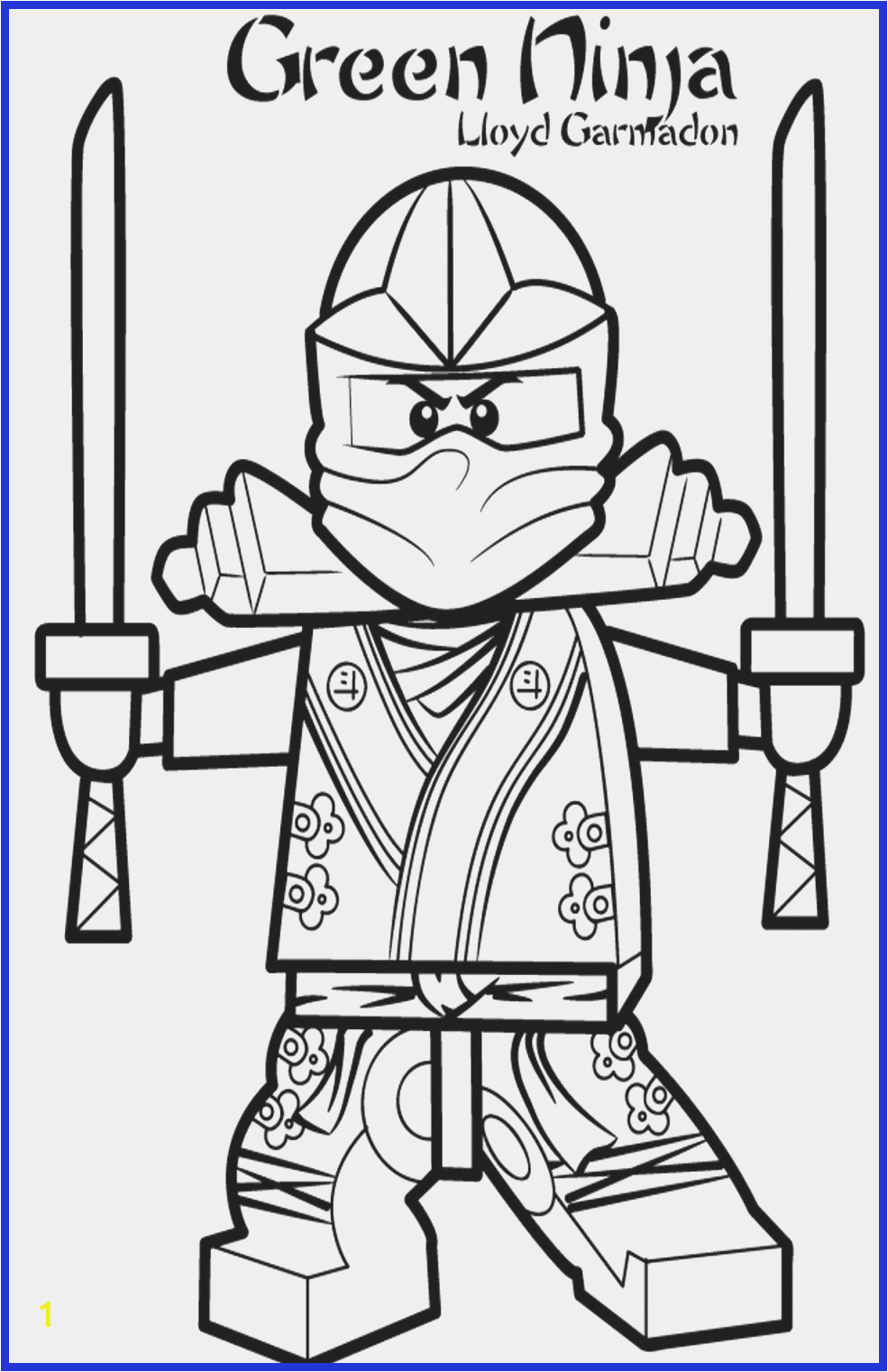 golden ninja lego ninjago coloring