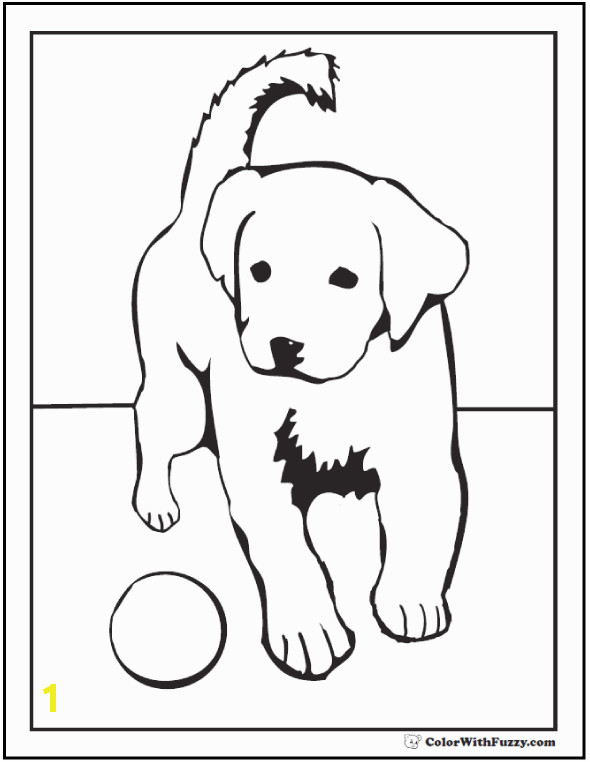 dog coloring pages